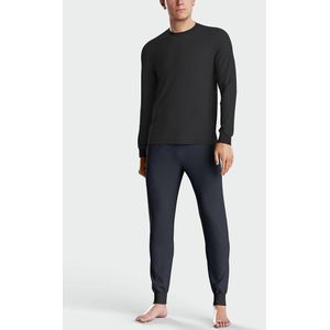 IMPETUS - Lange Pyjama - Blauw - Katoen