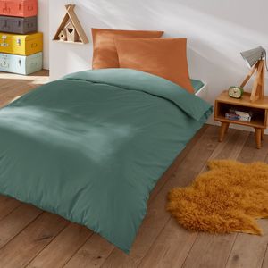 LA REDOUTE INTERIEURS - Scenario - Dekbedovertrek - Bosgroen - Tergal - 50% Katoen, 50% Polyester