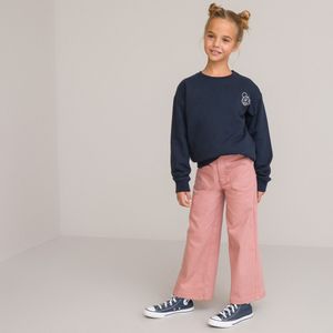 Wijde broek LA REDOUTE COLLECTIONS. Katoen materiaal. Maten 6 jaar - 114 cm. Roze kleur