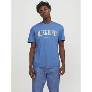 T-shirt met ronde hals jjejosh JACK & JONES. Katoen materiaal. Maten XS. Blauw kleur