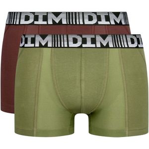 Set van 2 boxershorts 3D Flex Air DIM. Polyester materiaal. Maten XL. Kastanje kleur