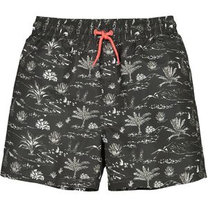 Zwemshort, landschapsprint LA REDOUTE COLLECTIONS.  materiaal. Maten 5 jaar - 108 cm. Zwart kleur