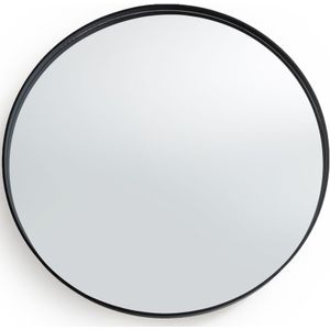 Zwarte ronde spiegel Ø100 cm, Alaria LA REDOUTE INTERIEURS. Medium (mdf) materiaal. Maten één maat. Zwart kleur