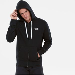 Zip-up Hoodie THE NORTH FACE. Katoen materiaal. Maten L. Zwart kleur