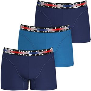 Set van 3 boxershorts Endurance 24H ATHENA. Katoen materiaal. Maten M. Blauw kleur