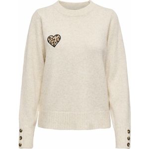 ONLY - Trui - Beige - Luipaardprint