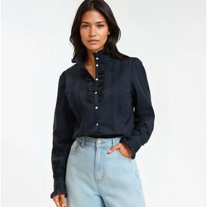 EUGENIE LA REDOUTE COLLECTIONS - Blouse - Marineblauw - Katoen
