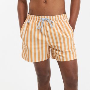 LA REDOUTE COLLECTIONS - Gestreepte Zwemshort - Ecru - 100% Gerecycled Polyester