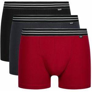 Cotonella ® boxershorts voor heren, van elastisch katoen, verpakking van 4 stuks, bi-elastisch, onderbroeken voor heren, katoen, ondergoed, kleurrijk, modieus, wit, zwart, grijs, 4 wit, L