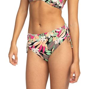 ROXY - Classics Mod Lace Up - Bikinislip - Roze - Bloemenprint