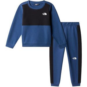 2-delig ensemble, sweater en joggingbroek THE NORTH FACE. Katoen materiaal. Maten 6 jaar - 114 cm. Blauw kleur