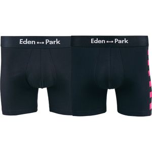 Set van 2 boxershorts EDEN PARK. Katoen materiaal. Maten S. Rood kleur