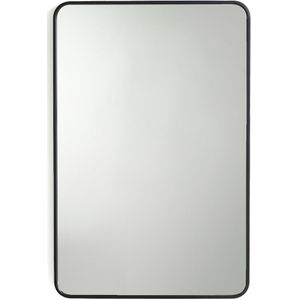 Rechthoekige spiegel 60x90 cm, Iodus LA REDOUTE INTERIEURS. Metaal materiaal. Maten één maat. Zwart kleur