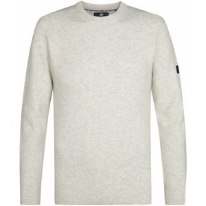 Trui met ronde hals PETROL INDUSTRIES. Katoen materiaal. Maten L. Beige kleur