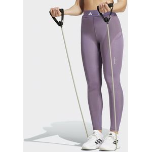 Lange legging Techfit Stash Pocket adidas Performance. Polyester materiaal. Maten M. Violet kleur