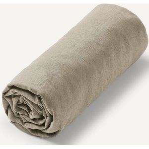 AM.PM - Elina - Hoeslaken - Brut Linnen - Gewassen Linnen