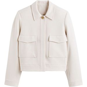 LA REDOUTE COLLECTIONS - Kort Vest - Gebroken Wit - Polyester