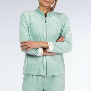 Comfy - Homewear Vest - Groen - Fluweel - Polyester