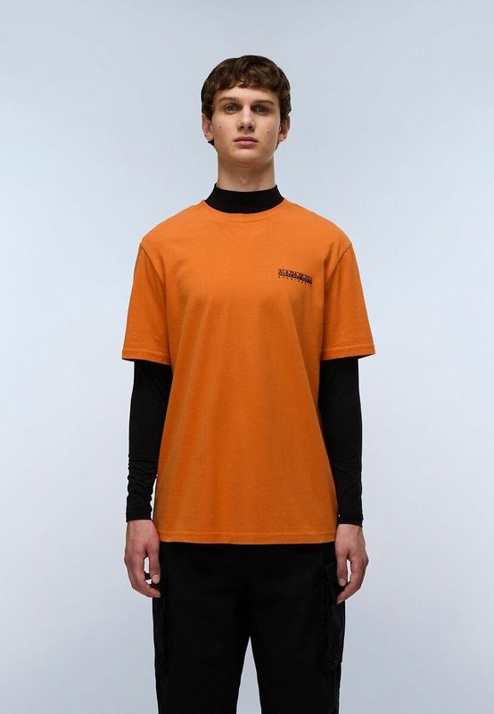 Napapijri - Fiemme - T-shirt - Oranje - Katoen