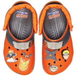 Klompen classic Naruto CROCS. Rubber materiaal. Maten 36/37. Oranje kleur