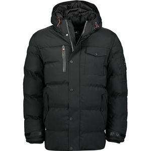 Donsjas Aldesto GEOGRAPHICAL NORWAY. Polyester materiaal. Maten XXL. Zwart kleur