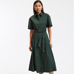 LA REDOUTE COLLECTIONS - Lang Hemdjurk - Donkergroen - Katoen