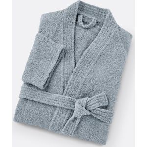 Scenario - Kimono Badjas - Grijsblauw - 100% Katoen - Badstof 350 g/m²