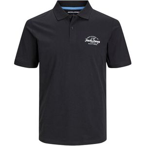 Polo met korte mouwen JACK & JONES. Katoen materiaal. Maten S. Zwart kleur