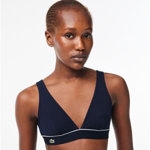 LACOSTE - Triangel Bustier - Blauw - Katoen