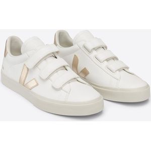 Leren sneakers met klittenband Recife VEJA. Leer materiaal. Maten 37. Wit kleur