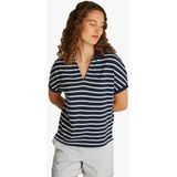 TOMMY HILFIGER Shirt  navy / natuurwit