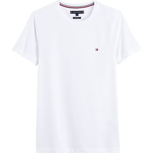 T-shirt ronde hals slim stretch Core TOMMY HILFIGER. Katoen materiaal. Maten XXL. Wit kleur