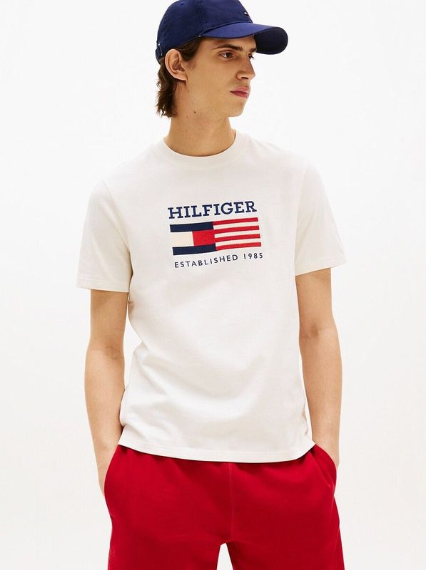 Tommy Hilfiger - T-shirt - Katoen - Korte Mouwen - Regular Fit