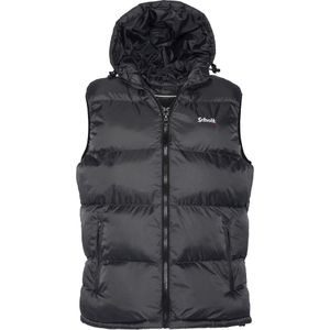 Bodywarmer met kap Idaho 2V SCHOTT. Nylon materiaal. Maten S. Grijs kleur