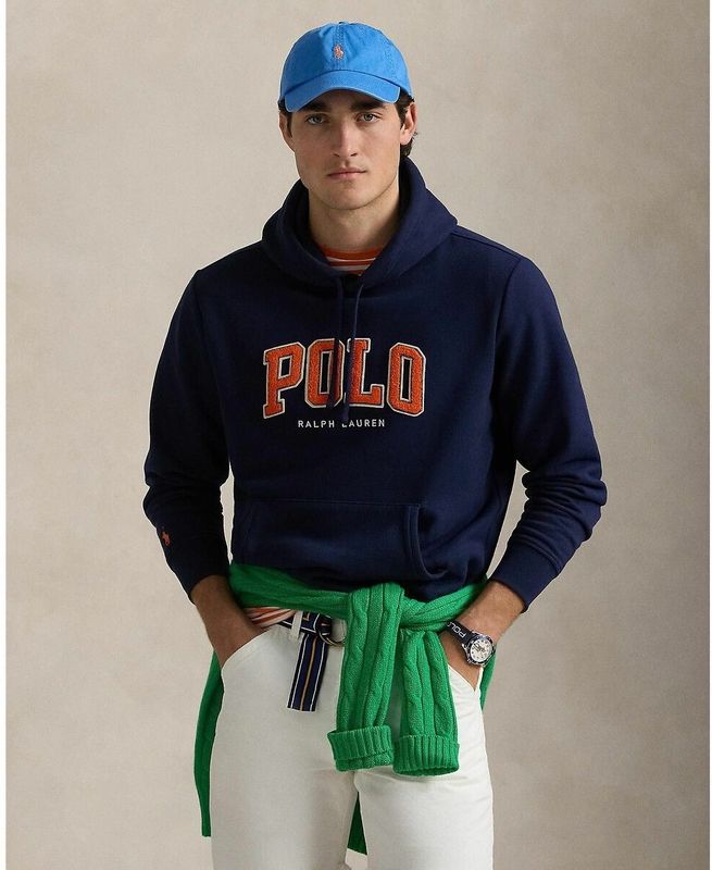 Polo Ralph Lauren, Heren, Sweatshirts & Hoodies, Blauw, Maat: 2XL Katoen,