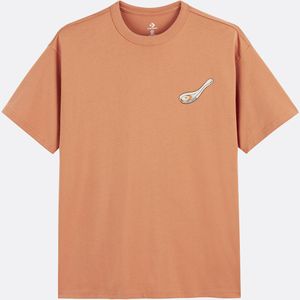 CONVERSE - Grafisch T-shirt - Kastanje - Katoen