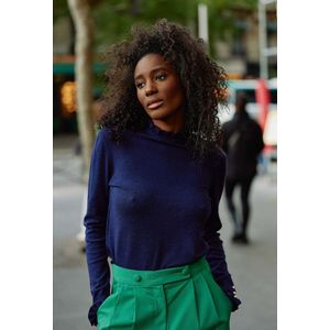 LA PETITE ETOILE - Solferinos - Trui - Marineblauw - Viscose Materiaal