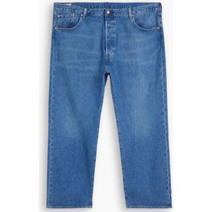 Rechte jeans 501® Big and Tall LEVIS BIG & TALL. Katoen materiaal. Maten Maat 50 (US) - Lengte 32. Blauw kleur