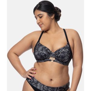 Omsluitend bikini-BH Kaduna DORINA.  materiaal. Maten 110C FR - 95C EU. Zwart kleur