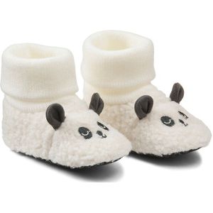 LA REDOUTE COLLECTIONS - Kousslofjes - Ecru - Polyester - Geborduurd Panda Motief