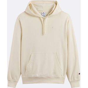 Champion - Hoodie - Beige - Katoen - Geborduurd Klein Logo