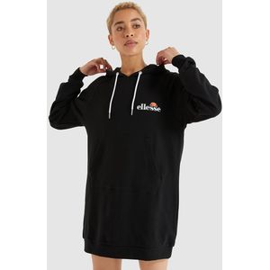 Sweaterjurk met kap ELLESSE. Katoen materiaal. Maten XS. Zwart kleur