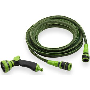 Flexibele tuinslangset 10m - 20m stretch