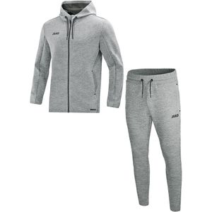 JAKO Joggingpak met Jas met kap Premium Basics m9729-40