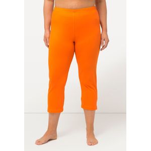 Grote Maten Capribroek, Dames, oranje, Katoen - Ulla Popken