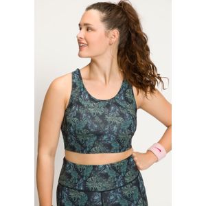 Grote Maten Sportbeha, Dames, zwart, Polyester/Elastaan - Studio Untold