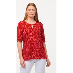 Grote Maten Slinky Shirt, Dames, rood, Viscose - Ulla Popken