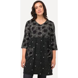 Grote Maten Longshirt, Dames, zwart, Katoen - Ulla Popken