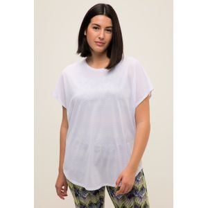 Grote Maten Sportshirt, Dames, wit, Polyester - Studio Untold