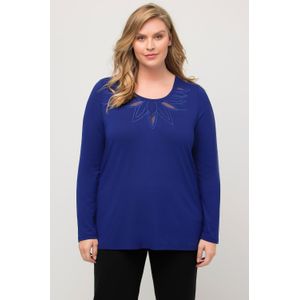 Grote Maten Shirt, Dames, blauw, Viscose - Ulla Popken